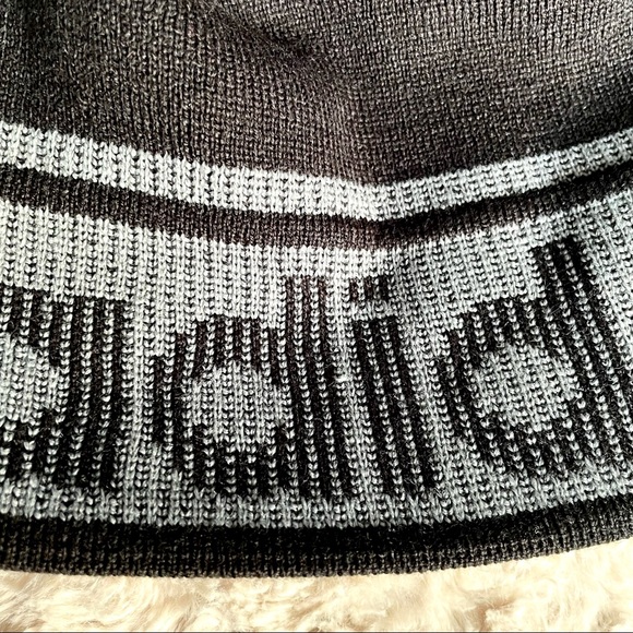 Adidas Men’s Beanie Winter Hat Midway II 0142211 Acrylic Black & Gray OSFA New - Picture 13 of 13